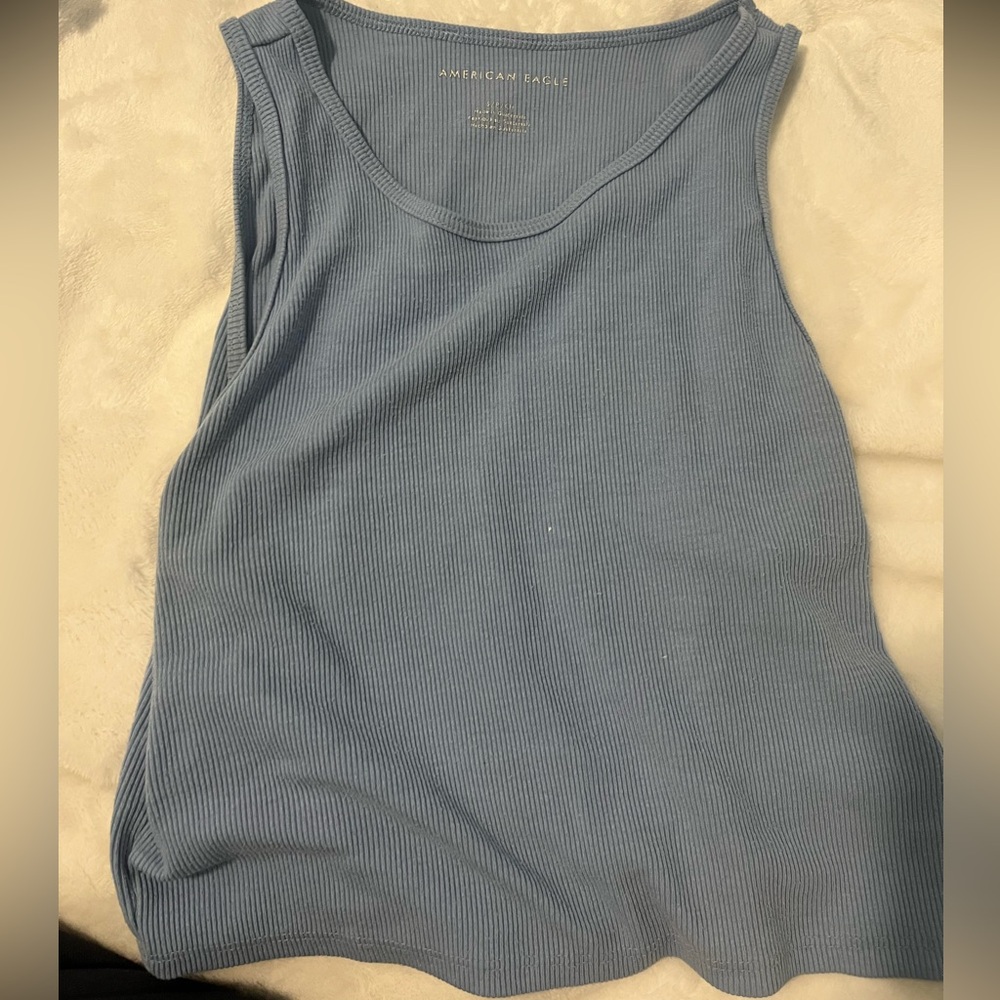 Blue tank top American eagle